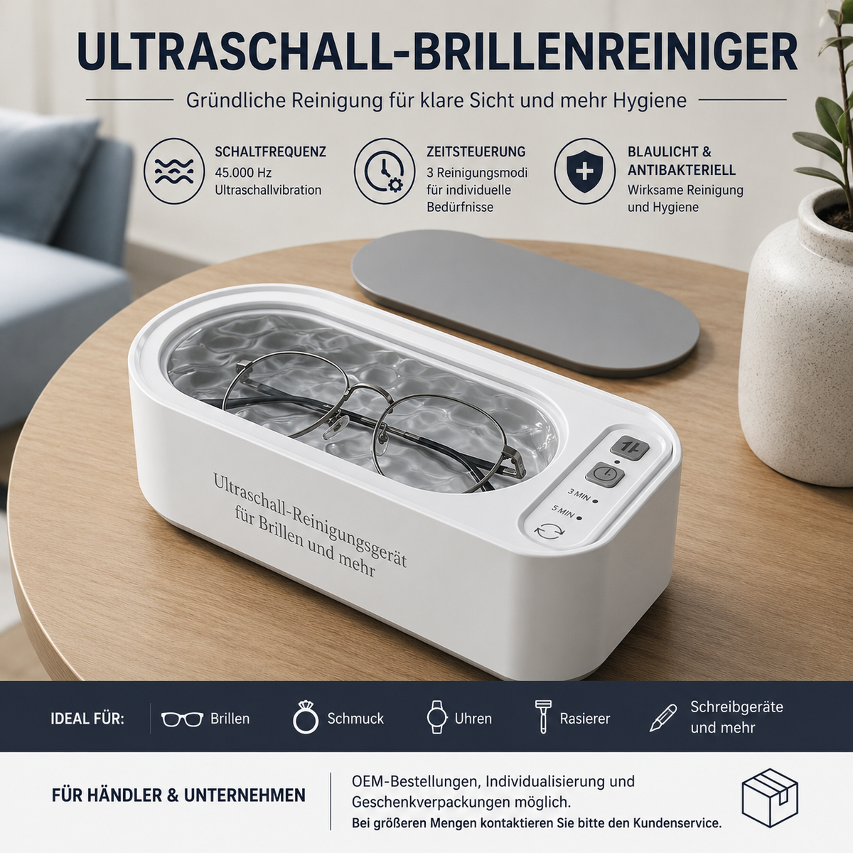 Premium Ultraschallreiniger
