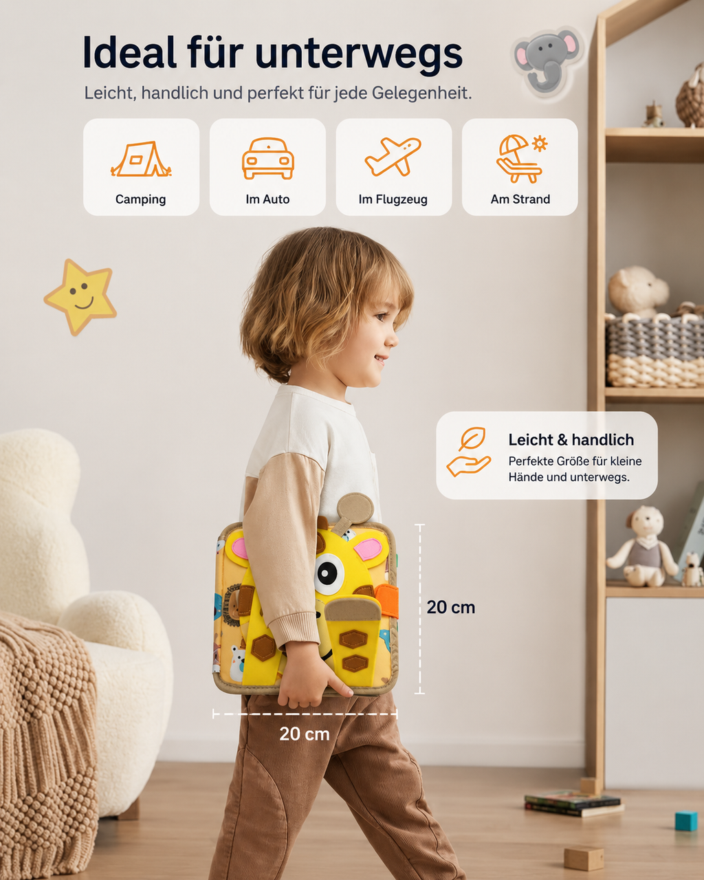 Montessori Fühlbuch – Spielerisch lernen