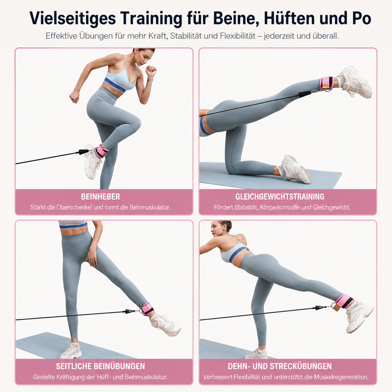 Knöchelgewichte/Widerstandsbänder m/w/d