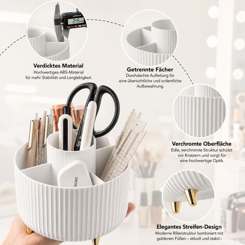 360 ° Rotierender Make-Up Organizer
