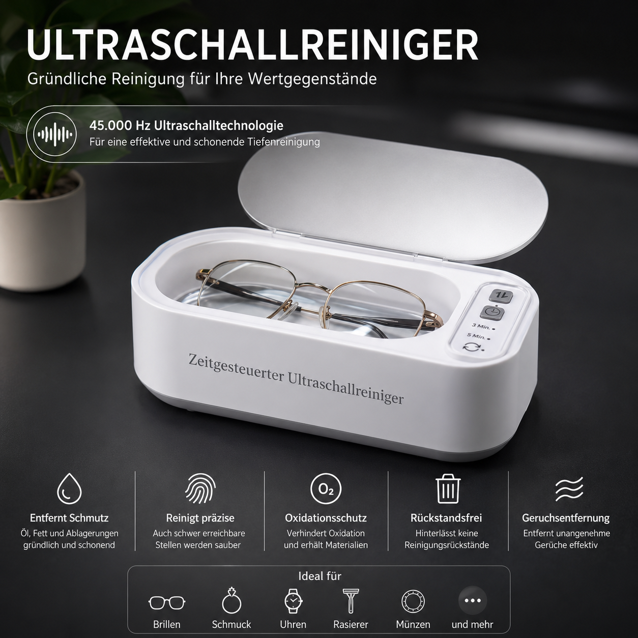 Premium Ultraschallreiniger