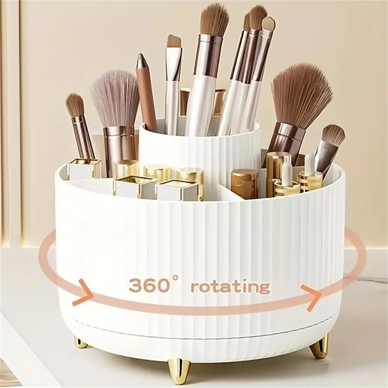 360 ° Rotierender Make-Up Organizer