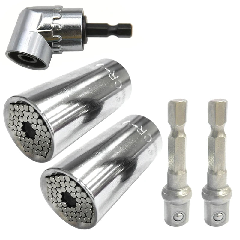 Mehrzweckschlüssel  7 mm bis 19 mm inkl. Halterung für Akkuschrauber 3/8 Zoll