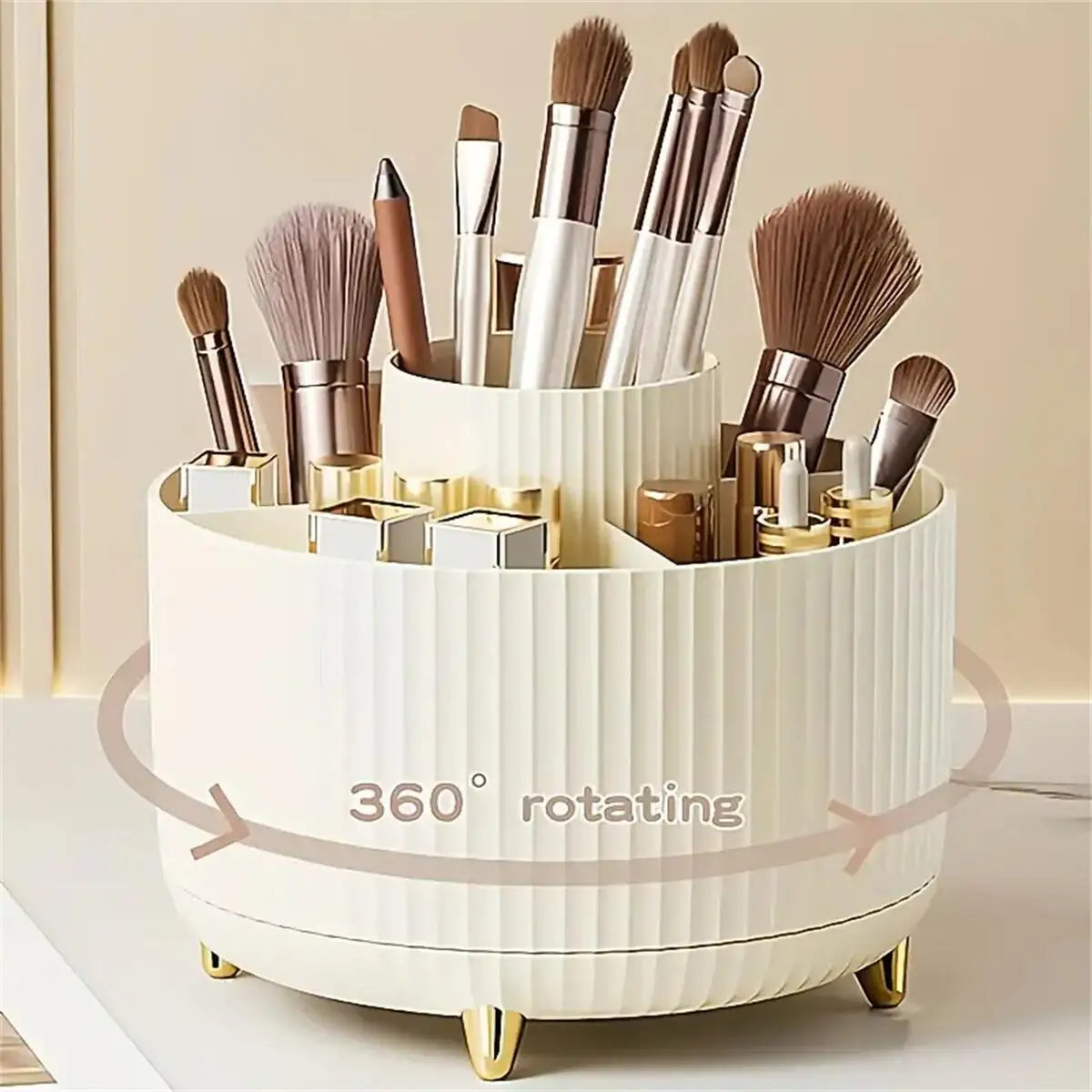 360 ° Rotierender Make-Up Organizer