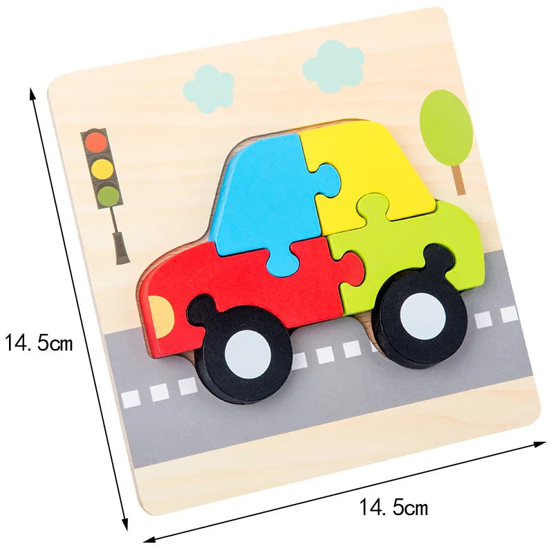 3D Holz Puzzle
