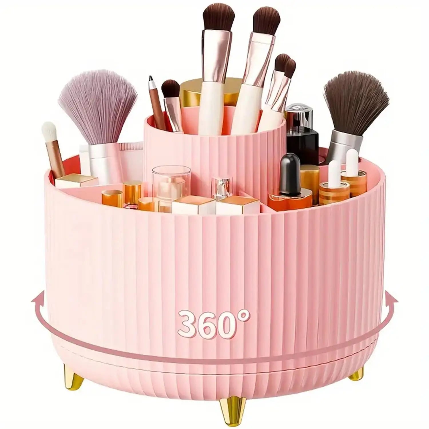 360 ° Rotierender Make-Up Organizer