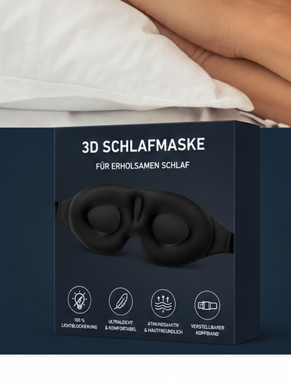 Ergonomisch verstellbare 3D-Augenmaske